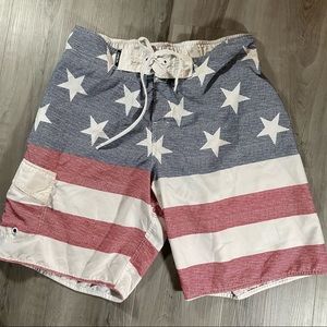 Mens Carbon swim trunks L